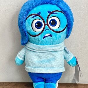 NWT DISNEY Pixar Inside Out 2 Talk It Out SADNESS PLUSH 9" Talking Toy Doll NEW